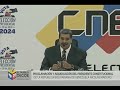 Maduro denuncia 