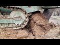 CASE Military Bulldozer Pushing Stumps