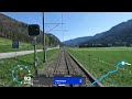 CAB RIDE 4K : Buttes - Neuchâtel R21 : CH / Suisse / Schweiz / Switzerland / Swiss