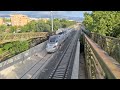 Primer tren dual de ancho variable Talgo serie 730 saliendo de Granada y prueba de cambio de ancho