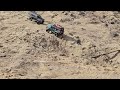 Traxxas Defender and Bronco 1/18th scale driving around