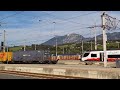 #tyrol#oebb# Güterzug fährt am Bahnhof Wörgl, Tirol, Austria