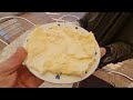 القيمر 🥟بحليب الباودر 🐄طريقه سهله وغير مكلفه