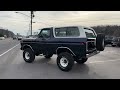 1978 Ford Bronco 7.3L GODZILLA V8 w/ HEADERS & BORLA PRO-XS!