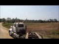 Mack Lowboy Hauling the dozer