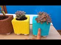 How to make cement vases out of cardboard boxes is very easy to do.