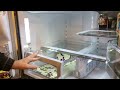 Removal and Cleaning of the Bottom Glass Shelf on the Samsung Refrigerator with French Doors