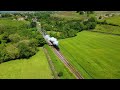 Lighting up Black 5 44806 and lineside with 44806, Class 25 'Sybilla' Class 31, Standard Tank 80136