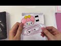 [🩷paper diy🩷] My Melody School Bag + pink ipad unboxing! | asmr