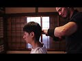 【ASMR】The Japanese Wa style massage｜Yamaguchi barber