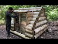 Camping hujan deras membangun shelter dan berburu kerang kapak di hutan bakaw kalimantan