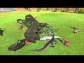 Tyrannosaurus Rex  Evolution VS Giant Titanoboa - Dinosaurs Fight Reptiles Team