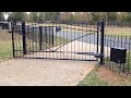 Nice/Apollo Titan on Wrought Iron Swing Gate