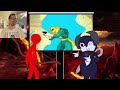 fictional characters collide: Iron fist vs lucario raction