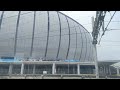 Jakarta International Stadium, dilihat dari dalam commuterline. Tempat acara puncak HUT Jakarta.