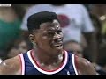 NBA On NBC - Knicks @ Hornets 1993 ECSF G4 Great Finish!