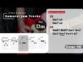 Funk Guitar Backing Track in D minor