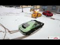 GTA 4 WINTER CRASH TEST OF REAL CARS  WINTER MOOD (WINTER CRASH TEST #91)