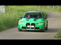 BMW M3 CS with Custom Exhaust - LOUD Accelerations & Burnouts !