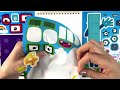 [Sticker Asmr] 🌈 54 Minutes | NumberBlocks Decorating Sticker Book Collection 🟥🟨 넘버블록스 스티커 모음