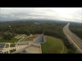 Drone flight over the National Museum of the Marine Corps