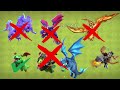 Ultimate Air Trap Formation vs All Dragon! - Clash of Clans
