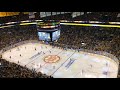 TD Garden crowd reacts to Bruins / Maple Leafs Game 1