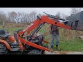 Woods DuAl 145 Loader; Kubota B7100 Tractor Attachment