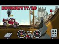 2 WAY HARD MAP 😨 14 SIMPLE TO CRAZY MAP CHALLENGES | Hill Climb Racing 2