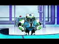Ben 10 (Reboot) - All Omni-Kix Armored Slapback Transformations (1080p60)
