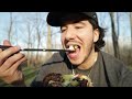 Cooking TROPICAL OCTOPUS in the WOODS... Would you eat it? (ASMR)