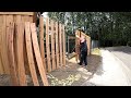 Fence Board Installation DIY Fence Project |JUSTICE CRONIN