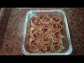 APPLE CINNAMON ROLLS WITH STRUSEL TOPPING!