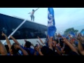 Banderazo BDP 2014: Salida del Bus de Emelec Parte 1