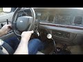 5 speed swap. 2011 Crown Vic LX driving video.