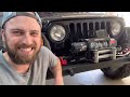 Jeep TJ headlight bezel replacement BLACKOUT.