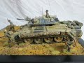 Italeri Crusader Mk.2 With British 8th Army Infantry 1/35 Desert diorama reveal