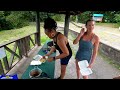American Tourists Try Coconut Dumplings for the First Time