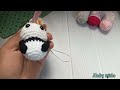 Amigurumi panda keychain for Valentine's Day | easy and quick amigurumi | step by step tutorial.