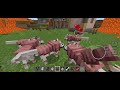 playing Minecraft creative burning down villages making dog army