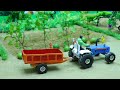 Diy mini tractor  ploughing farming lemon 🍋@Dafecreator