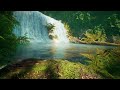 Healing Waterfall Nature Sounds for Cleaning and Relaxing 4K