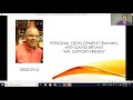 Personal Development Training Session 2 With David Bryant Mr. Support Friend