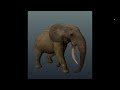 Roblox mosaic survival/elephant walking sneak peak animaton