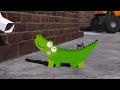 Itsy Bitsy Spider Song | Silly Crocodile and Spider Singing The Spider Song