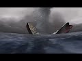 VR 360 TITANIC VS TORNADO - Inside the Titanic Sinking In Real Time