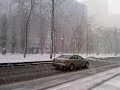 Carlos Bardales   Having fun in the snow   Brussel  2009