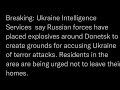 Russia Creates False Flag explosion on Druzhba Pipeline in Luhansk, Ukraine!!!!