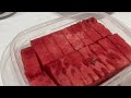 Simple and easy way to cut a watermelon