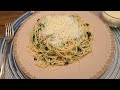 Spaghetti Pasta with Garlic and Extra Virgin Olive Oil